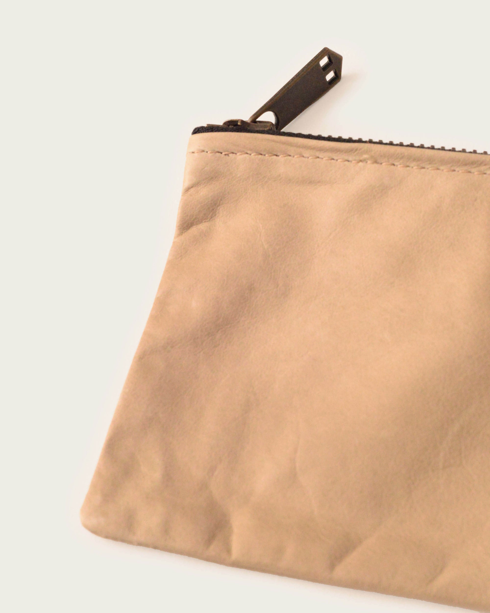 The 7” Pouch - Bone Leather