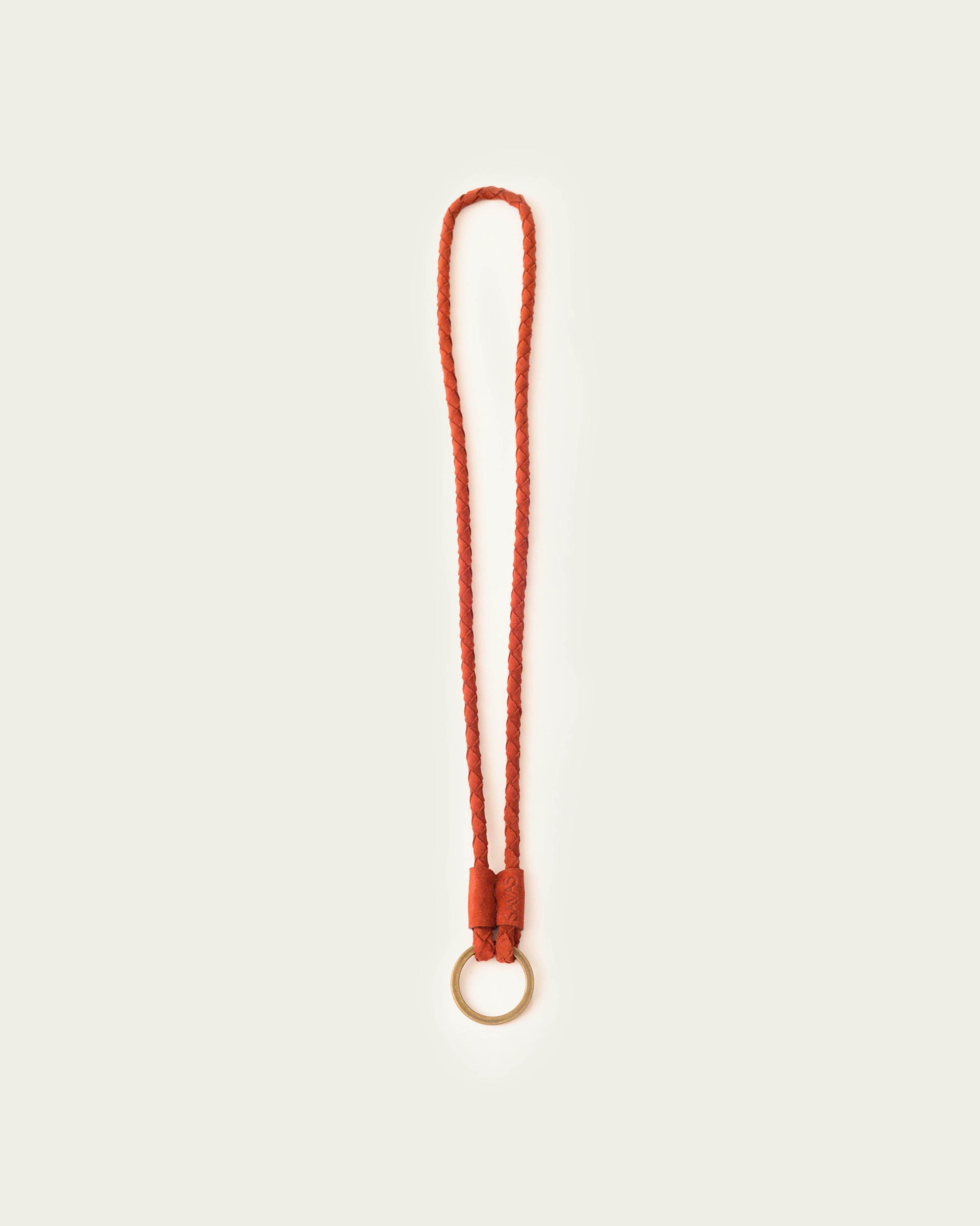 The Key Lasso: Saffron Suede (18" w/ Small Ring)