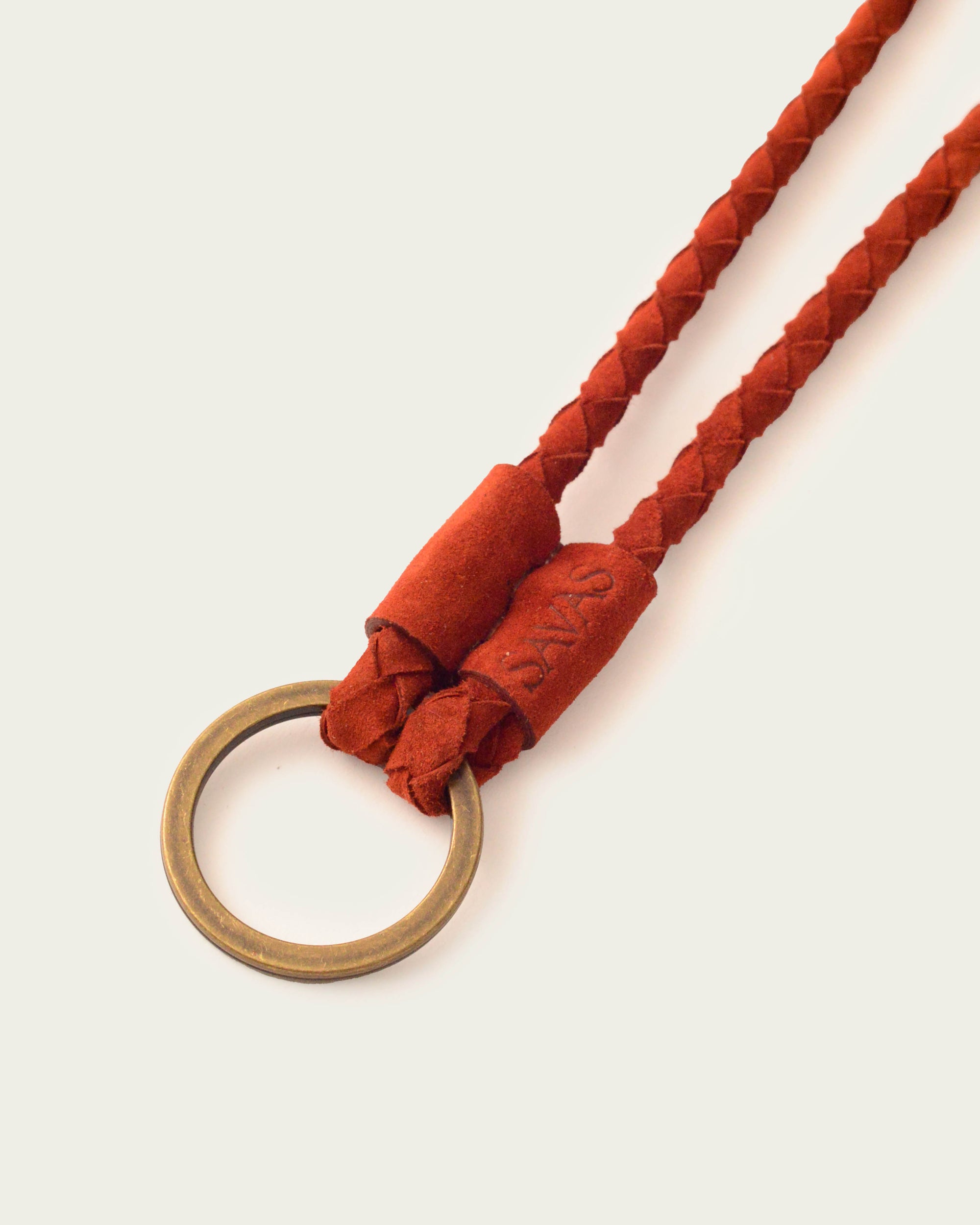 The Key Lasso: Saffron Suede (18" w/ Small Ring)