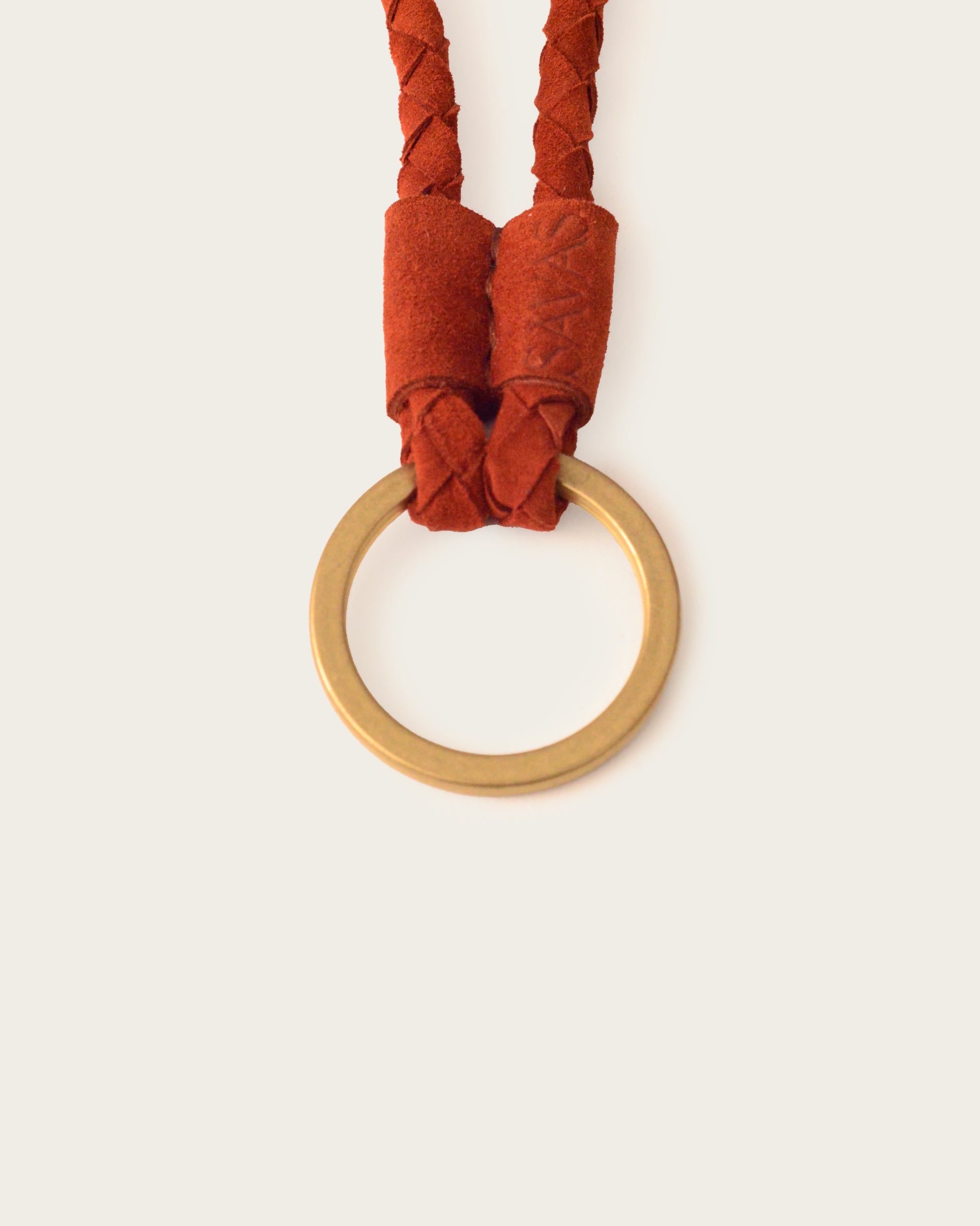 The Key Lasso: Saffron Suede (6" w/ Small Ring)