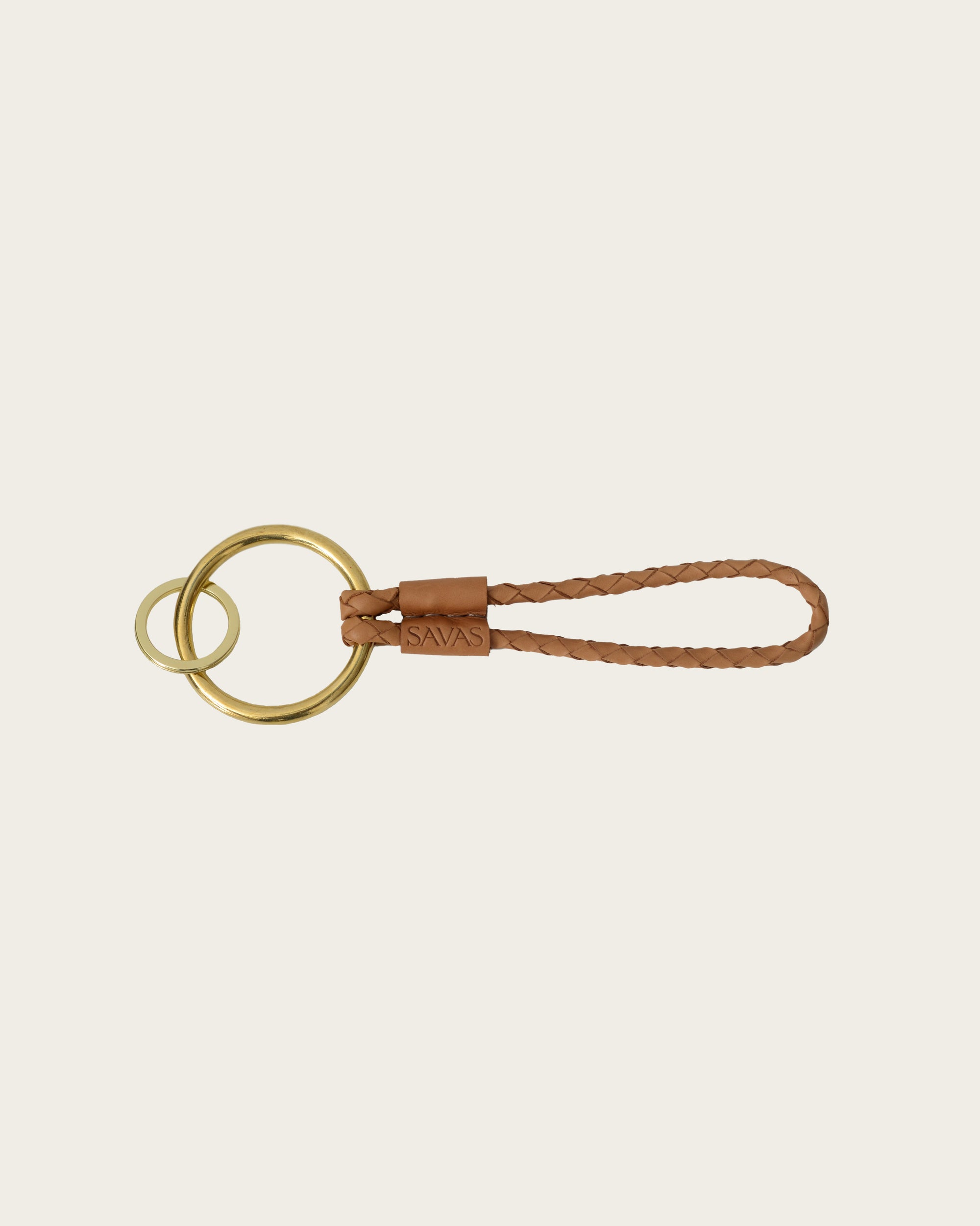 The Key Lasso: Cedar Leather (6")