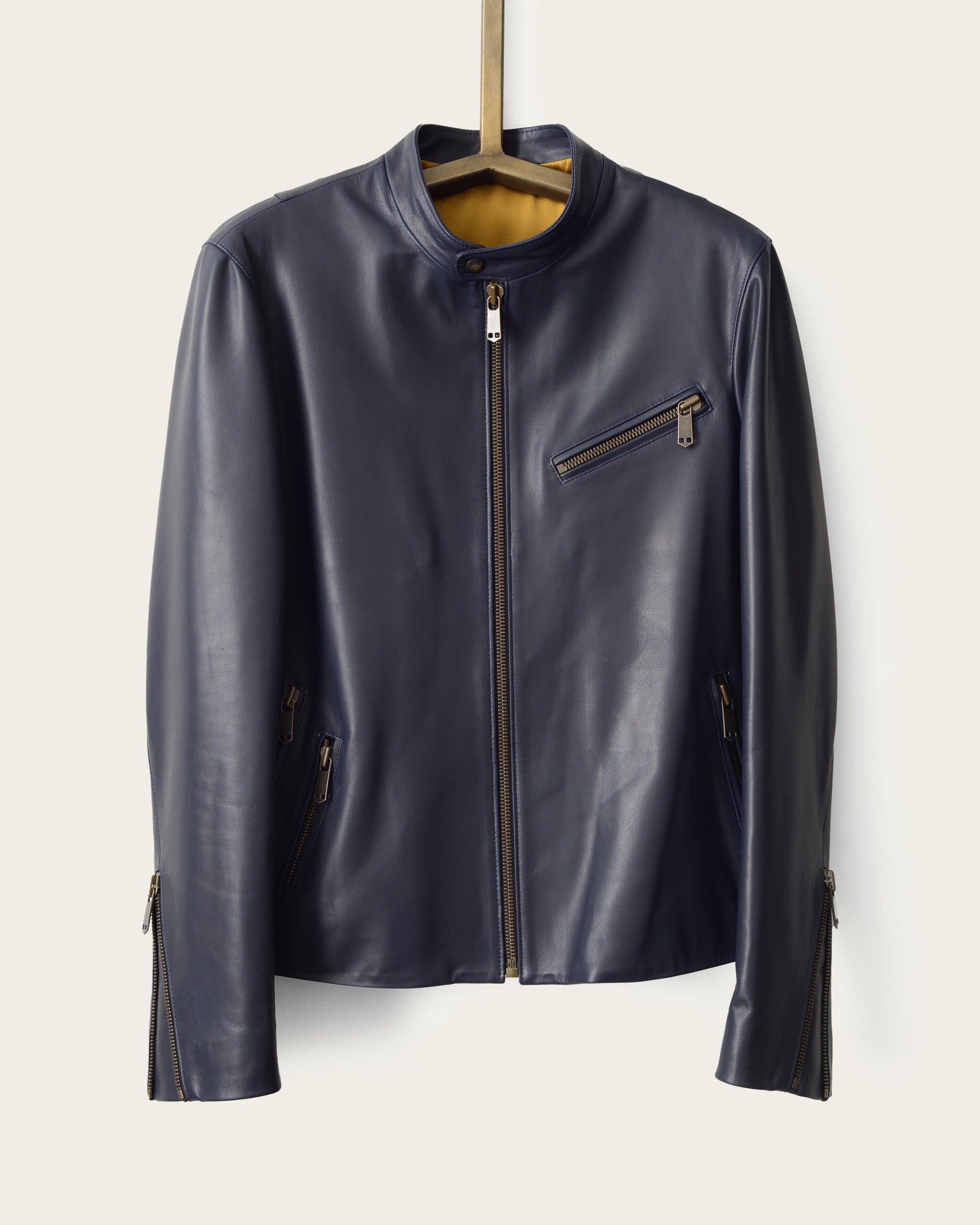 The Crest Cafe Jacket: Navy Elton