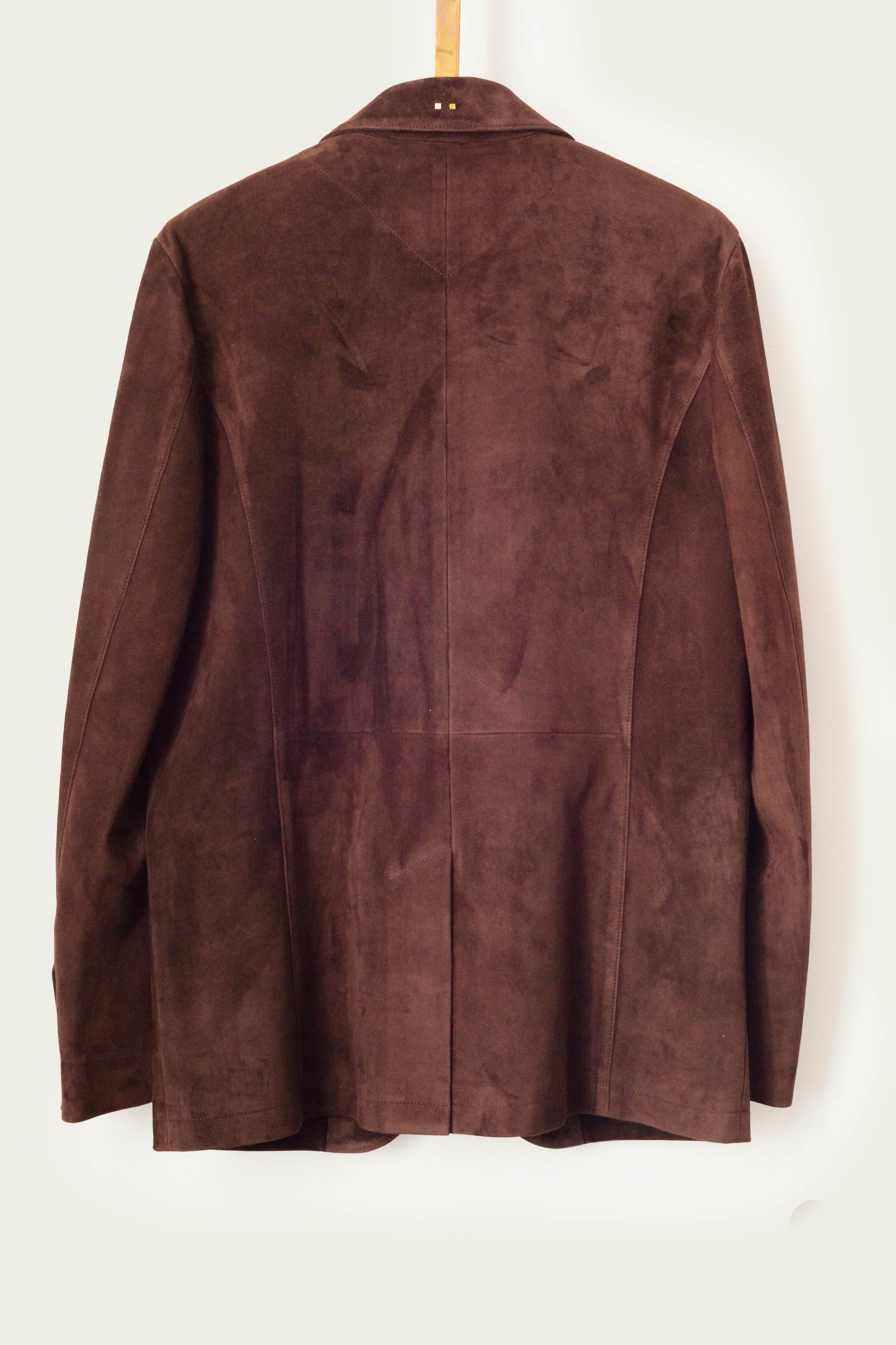 The Nichols Jacket: Hickory Calf Suede