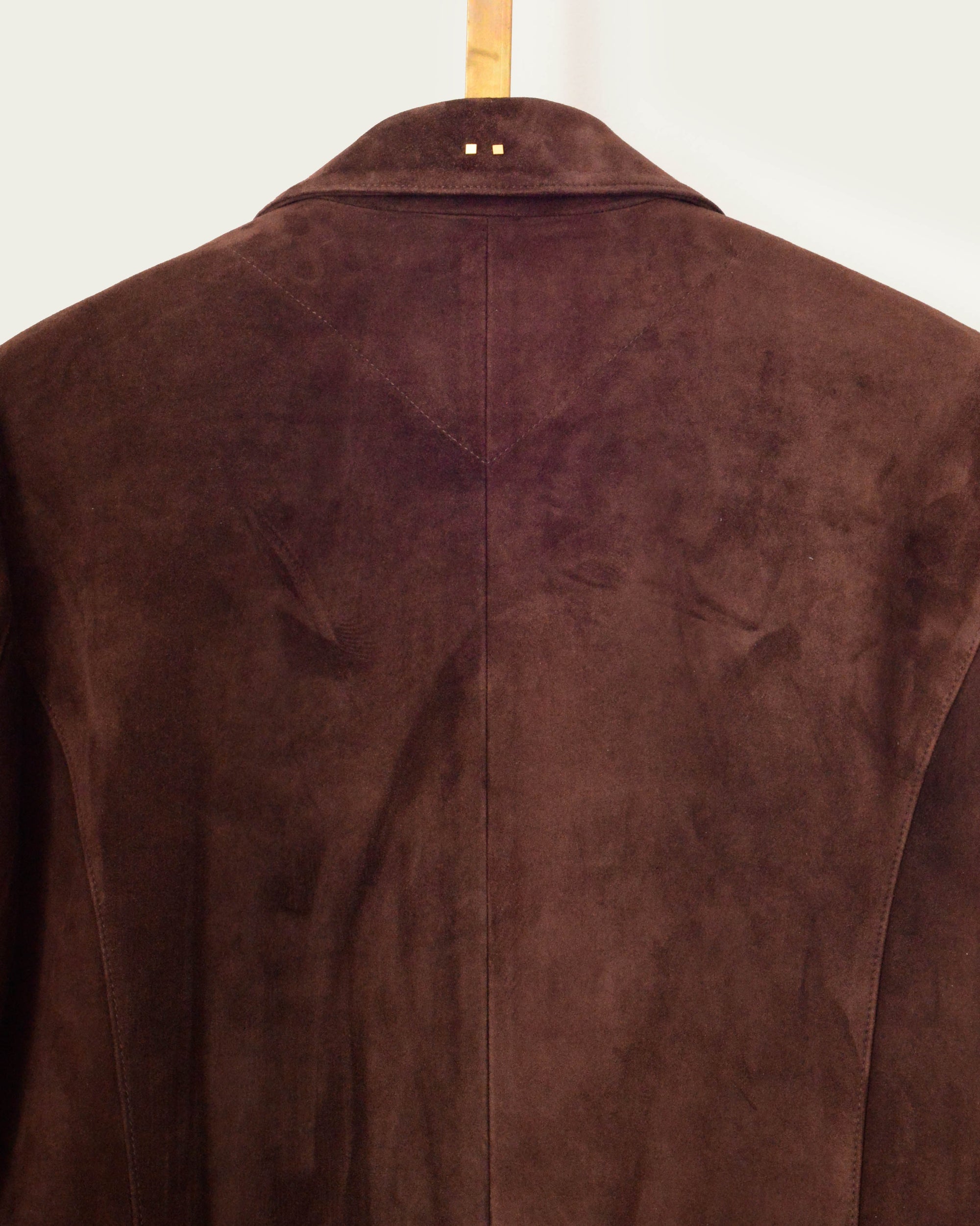 The Nichols Jacket: Hickory Calf Suede