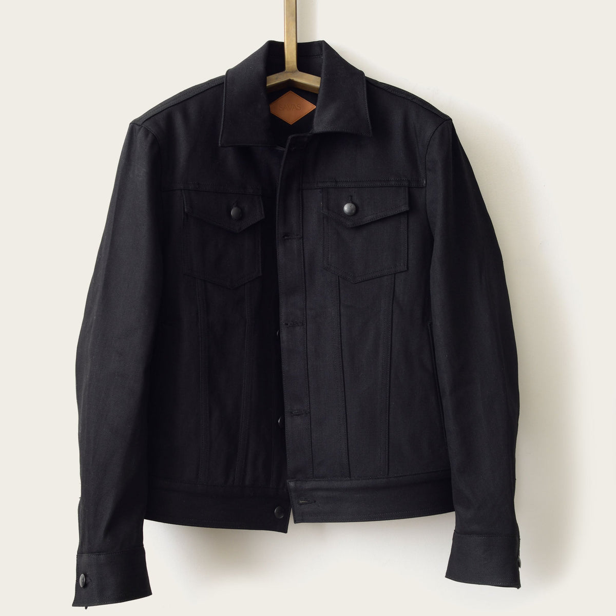 The Denham: Black Denim